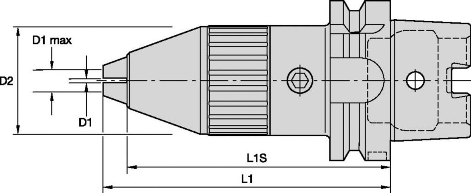 HSK Shank Tools Drill Chucks • Whistle Notch™ Adapters