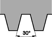 Laydown 4IR5TR Threading Insert 2019528 - Widia