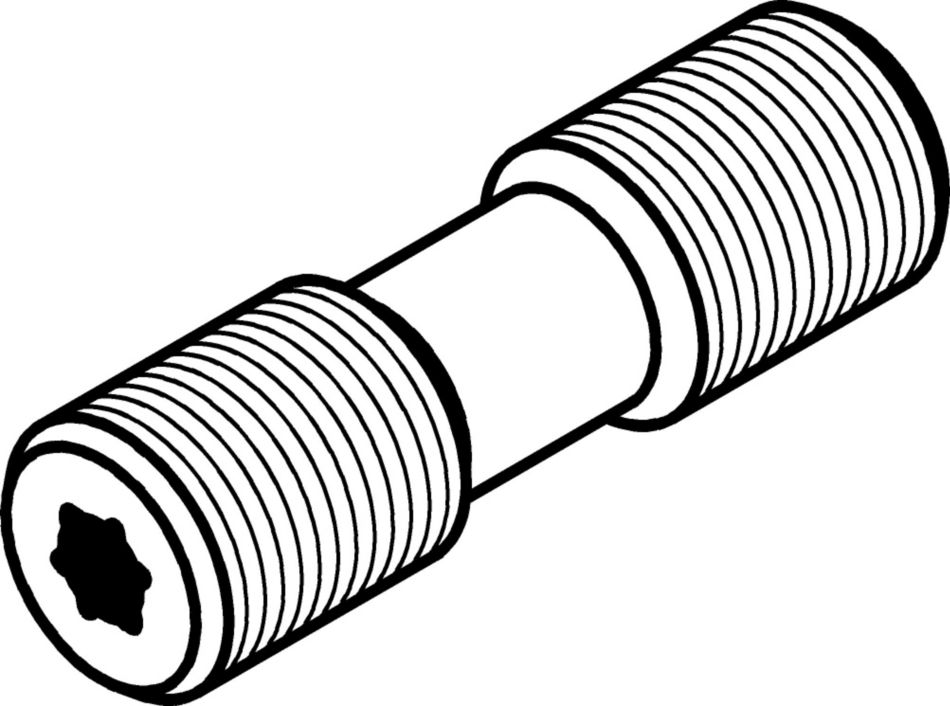 CLAMP SCR 5/16-24 / 5/16-24 x 1.15625