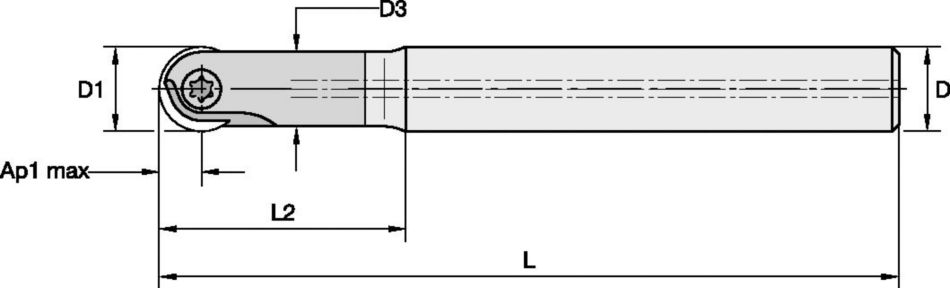 Indexable Ball Nose Finisher