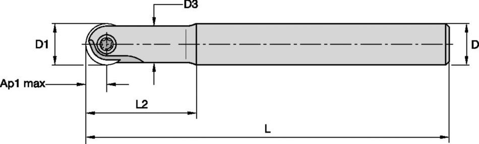 Indexable Ball Nose Finisher