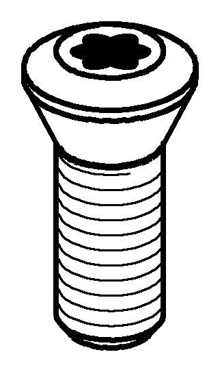 CLAMP SCREW M6 T25