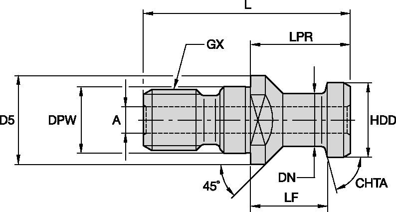 Retention Knobs DIN 69872 Form A Metric • Form B Metric