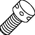 BACK-UP SCREW (M4x0.7p)