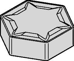 Inserts for HexaCut™ 45° • HNGX-MH