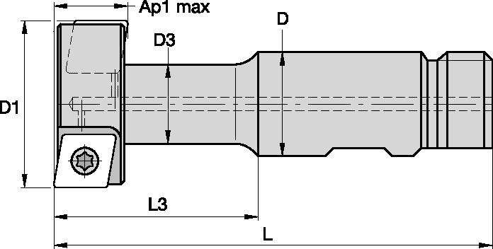 M16 - Weldon® Shank - Metric 2021381 - WIDIA