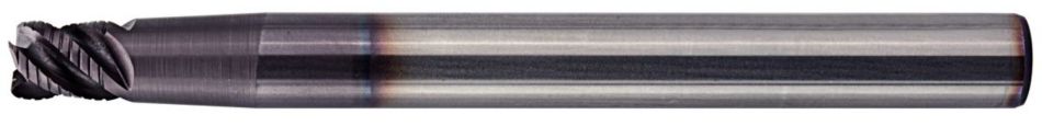 Solid Carbide End Mill for Roughing of Steels and Hard Materials