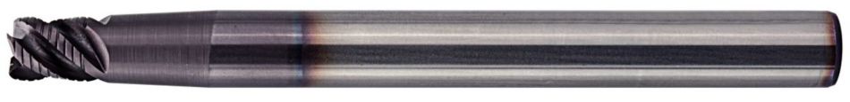 KenCut™ HM • HPRDM • Radiused • 4 Flutes • Plain Shank • Inch