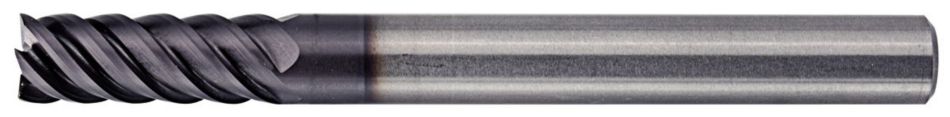 Solid Carbide End Mill for Finishing of Steels and Hard Materials