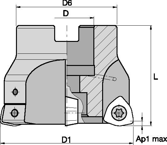 Indexable Shell Mills - Metric 2622220 - Kennametal