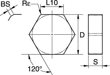 Inserts for HexaCut™ 45° • HNEN-SN