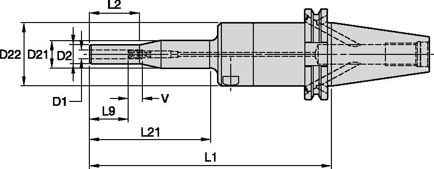 Mandrini idraulici Slim Line