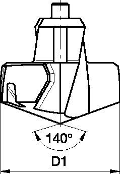 Modular Drills KenTIP™ Carbide Inserts - 4158912 - Kennametal