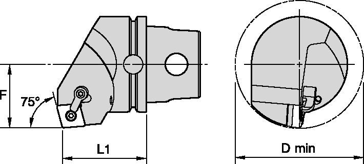 MCKN 75°-Metric CU ATC Tooling Systems - 2036393 - WIDIA