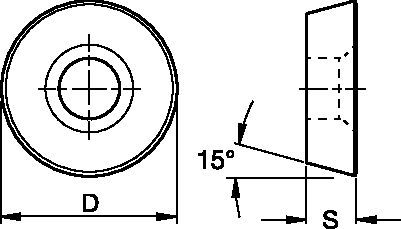 ﻿Plaquettes rondes indexables • RD.X16...