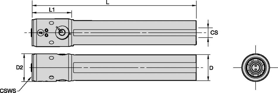 CL2N-SS • Round Shank