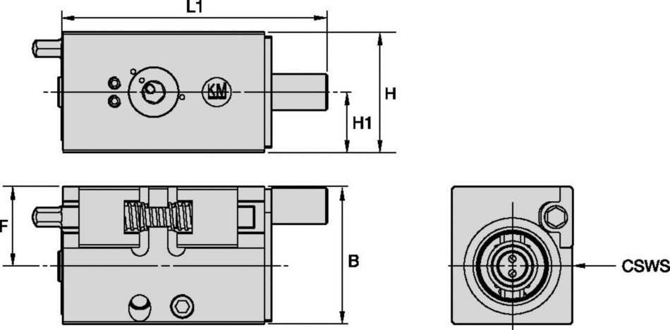 KM-LOC II™ Clamping Units Lathe