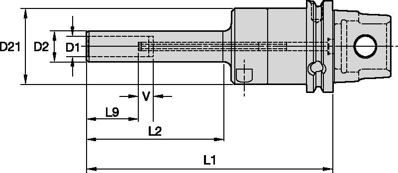HC SLIM-KM-XMZ Tooling Systems - 3055514 - WIDIA
