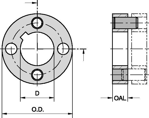 Slotting Hub 1247087 - Kennametal