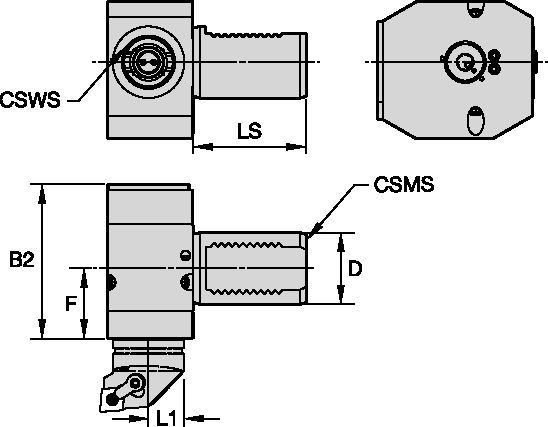 CL2RR/L • VDI Right Angle