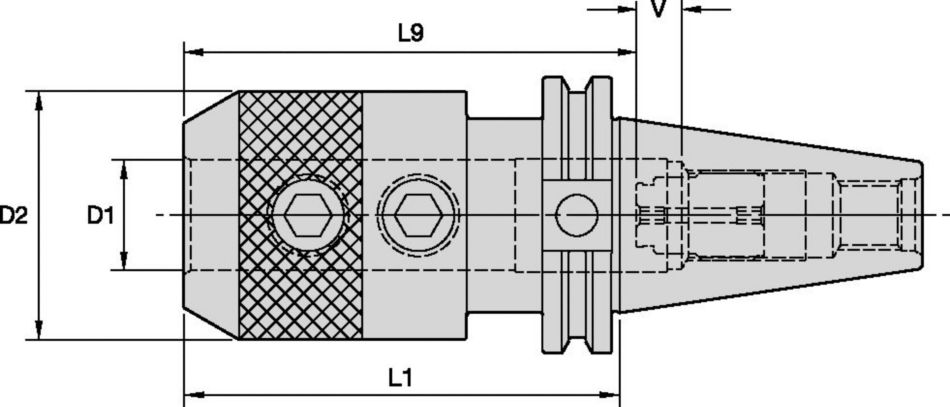 Adattatori per codolo cilindrico • Adattatore per codolo cilindrico con piani