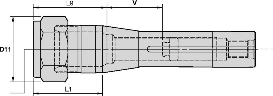 DA 08 Spannzangenfutter