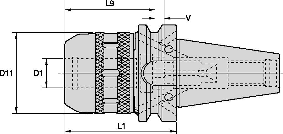 BT Shank Tools HPMC High-Performance Milling Chucks