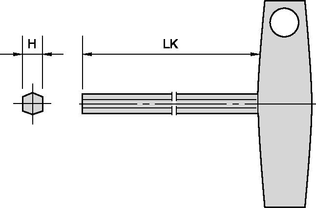 Hex Wrench 1192354 - Kennametal