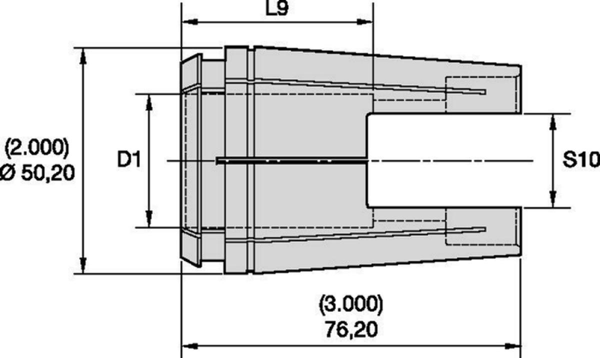 TG150 单角整体式丝锥夹头