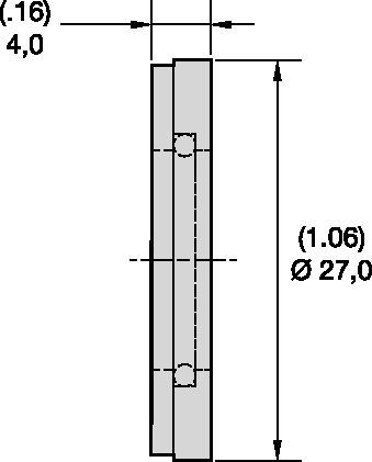 ER32 Coolant Locknut Sealing Disks - - 1120661 - Erickson