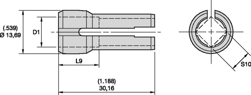 DA-J Series Double-Angle Solid Tap Collets