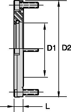 TG Nut • Coolant Disk Assembly