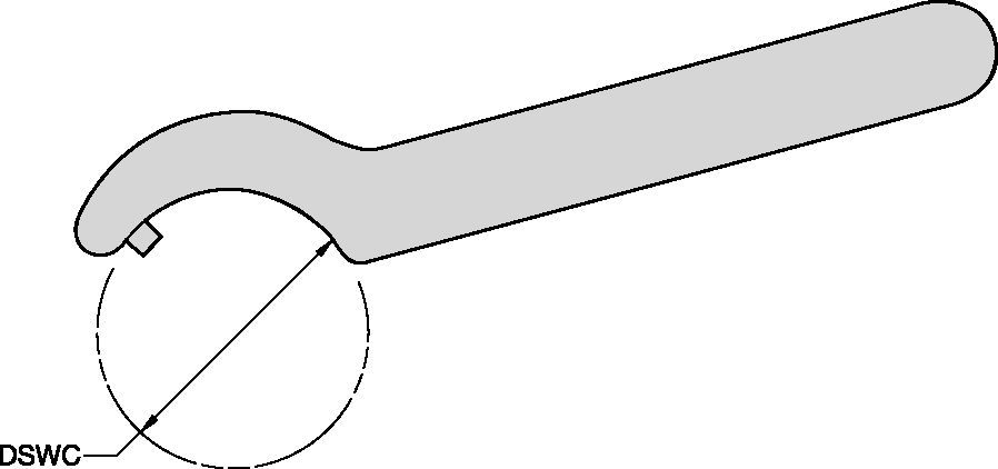 3 1/2 PIN SPANNER WRENCH