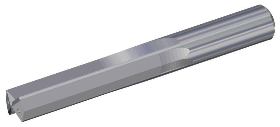 Solid Carbide Drill for Close Tolerances in Gray Cast Iron, Nodular Iron, and Non-Ferrous Materials.