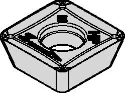 Inserts for Z Axis Plunge Mill • SDPT-HPZ