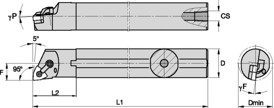 M-Style A16TMWLNR4 Boring Bar 2951398 - Widia