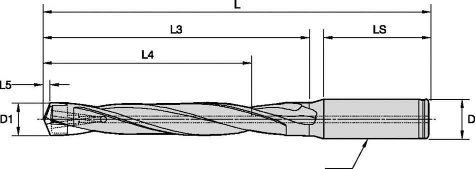 Modular Drilling • Straight Shank (SS) - 1519227 - Kennametal
