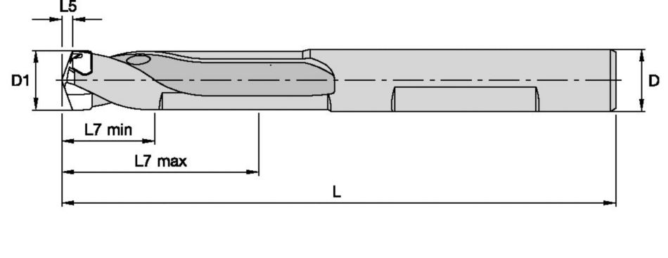 Sistema BF con cuerpos BF KenTIP™ • Herramientas combinadas de alto rendimiento • 3 x D • Sistema métrico