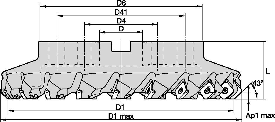 KSSM™ 45° Shell Mills
