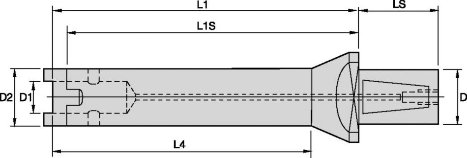 Système de perçage pour trous profonds HTS