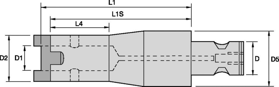 Système de perçage pour trous profonds HTS