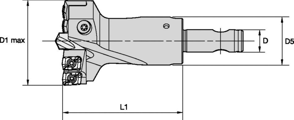 DFR Type Adjustable Head Holemaking - 1942327 - Kennametal