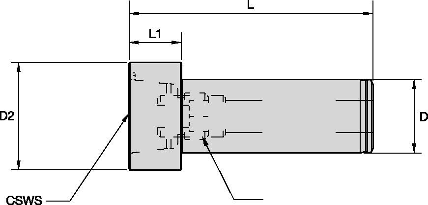Straight Shank to KR Adapters • Inch