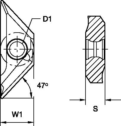 TopSTEP VG Chamfering Inserts