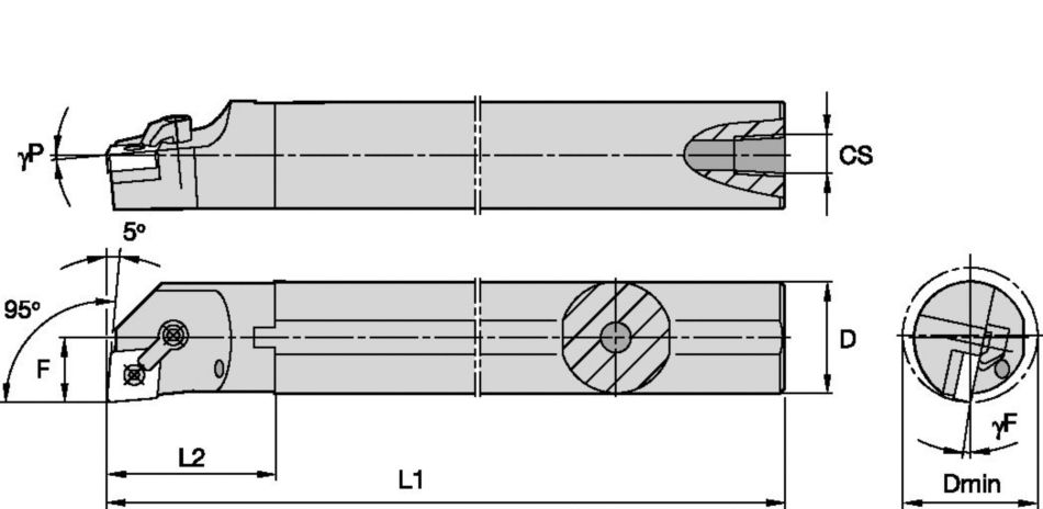 M-Style A50UMCLNR16 Boring Bar 3852663 - Widia