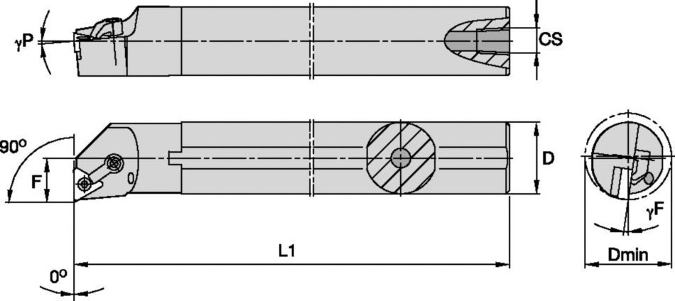 M-Style A40TMTFNL16 Boring Bar 3852685 - Widia