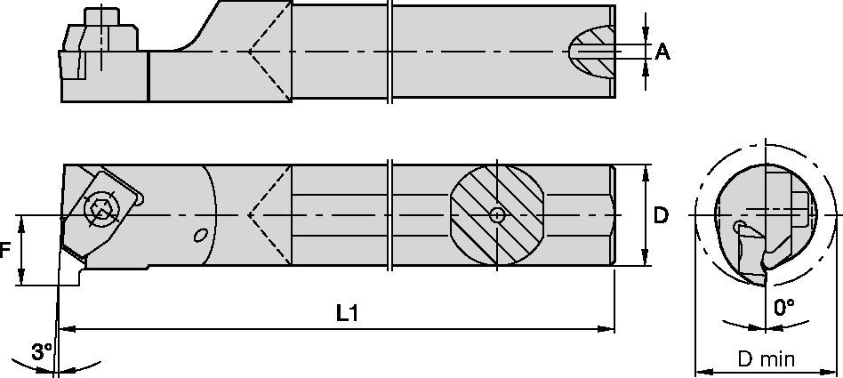 Top Notch™ Integral Boring Bars