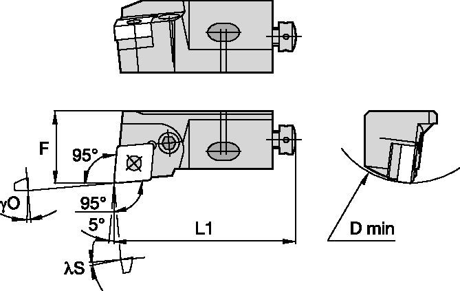 P-Style PCLNR16CA12 Cartridge 3871290 - Widia