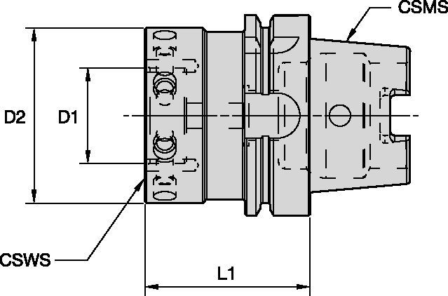 Portautensile orientabile SIF™