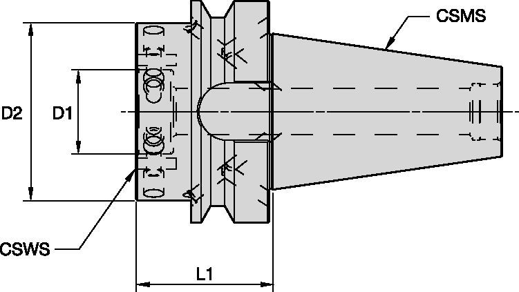 Hole Finishing SIF™ Steerable Toolholder